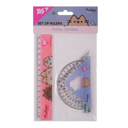 Лінійки в наборі YES 3 предмета Pusheen (370688)