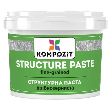 Текстурна паста ART Kompozit 1000 мл., дрібнозерниста Біла,
