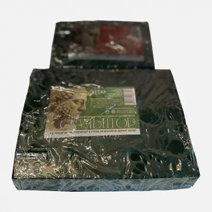 Пластилин скульптурный Трек, 1 кг., Скульптор, Оливковый, (9715077)