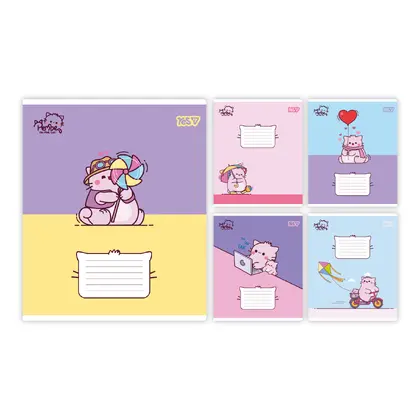 Зошит шкільний YES 18 аркушів лінія, Pembe the Cat (769046)
