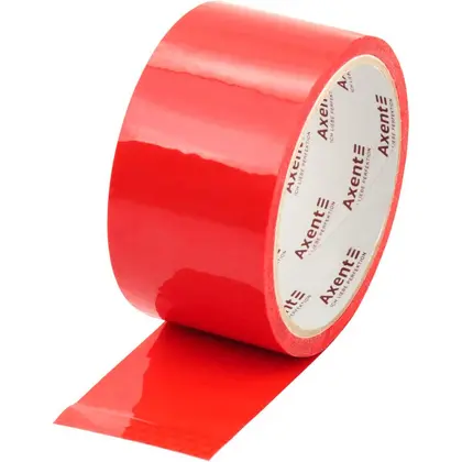 Скотч кольоровий Axent 48 мм.*35 м. 40 мкм., Червоний, (3044-06-A)
