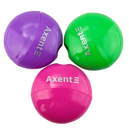 Точилка Axent з контейнером 1 отвір пластикова, кругла, Асорті, (1154-a)