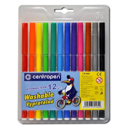 Фломастери Centropen в наборі 12 кольорів 7790/12 ТП (7790/12 ТП)