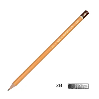 Чорнографітний олівець Koh-i-noor 1500 2В (1500.2B)