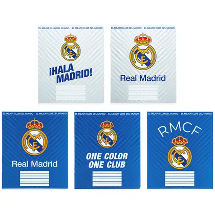 Набор школьных тетрадей KITE в упаковке 25 шт. по 12 листов FC Real Madrid линия (RL26-234 В)
