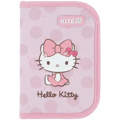 Пенал школьный KITE, 1 отделение, Hello Kity, (HK26-621-1)