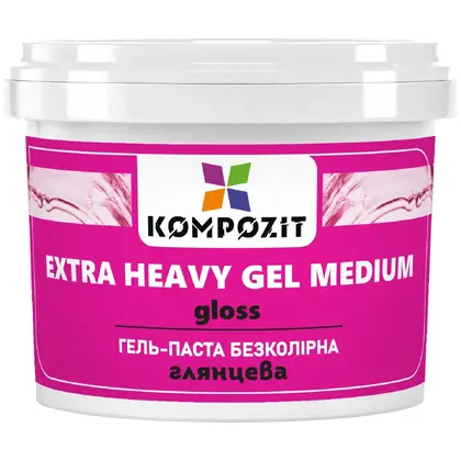 Текстурна паста ART Kompozit 300 мл. глянсовий гель, Прозорий, (9799896)