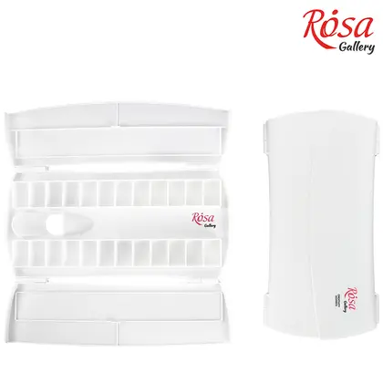 Пенал ROSA Gallery для акварельных красок, 24 кювета, Пластик, пластиковый, (2311203)