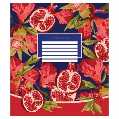 Зошит шкільний 1 Вересня 24 аркушів клітинка, Floral series (766361)