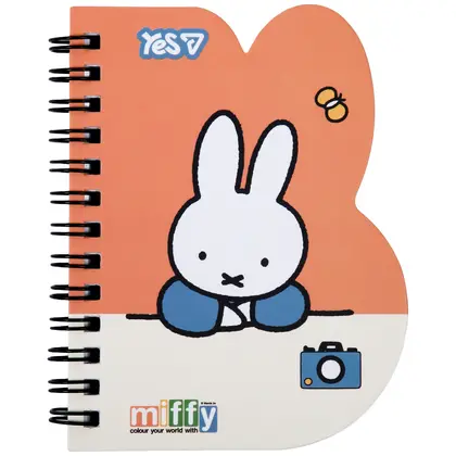 Блокнот YES, B7, 60 листов, Miffy Camera, ячейка, (152219)