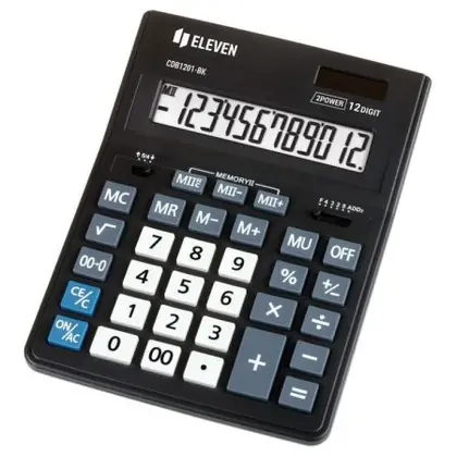 Калькулятор ELEVEN, 12 разрядный, бухгалтерский, (CDB-1201 BK)