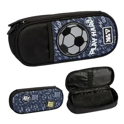 Пенал школьный YES 1 отделение Play Football (533771)