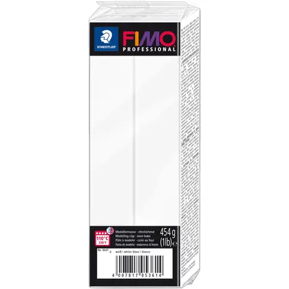 Полімерна глина Fimo Professional 454 г. Біла, (8041-0)