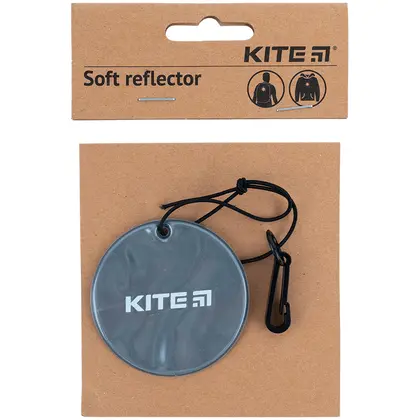Подвеска Kite, мягкая, светоотражающая, Темно-серая, (K23-110-1)