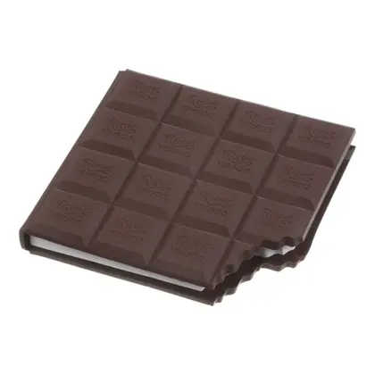 Блокнот Zibi, 90*90 мм., 80 листов, CHOCOLATE, ароматизированная обложка Soft touch, (ZB.12470-19)