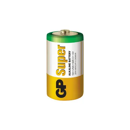 Батарейка GP Super 1 шт., LR20 ALKALINE, GP Super (GP13AU-2UE2)