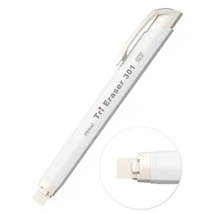 Гумка PENAC Тригранна автоматична, Біла, Tri Eraser (ET0401-01)