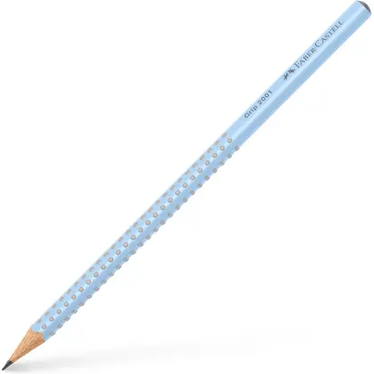 Чорнографітний олівець Faber-Castell GRIP 2001 B SKY BLUE, (517074)