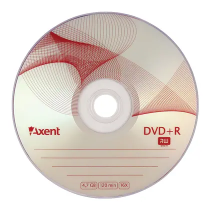 Диск DVD-R Axent 4,7 GB, 120 min, 16x (8108-A)