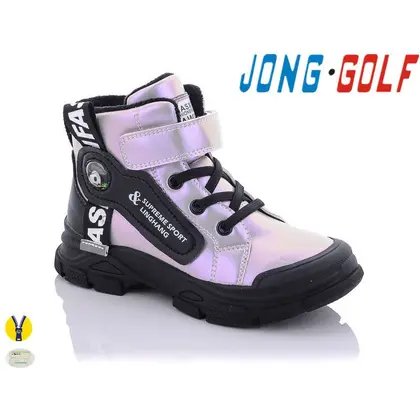 Ботинки детские Jong Golf, 28, искусственная кожа, Серебристый, демісезонні (B30496-19)