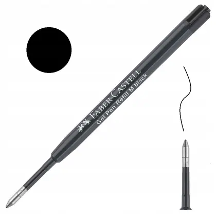 Стрижень Faber-Castell гелевий 0,6 мм. для ручок G2, Чорний, (149705)