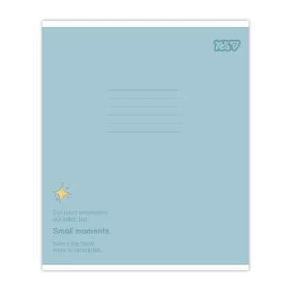 Зошит шкільний YES 12 аркушів клітинка, Small moments (768685)