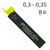Грифелі для механічного олівця Faber-Castell SUPER-POLYMER 0,3 мм. B (120301)