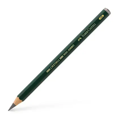 Чорнографитный карандаш Faber-Castell 9000 JUMBO, НВ, , (25478)