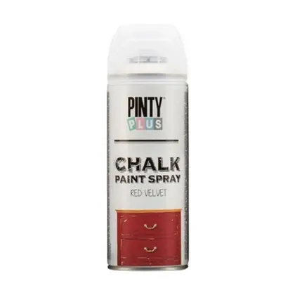 Краска в аэрозоле Chalk-finish 400 мл. на водной основе, Красный бархат, Chalk-finish (NV100804)