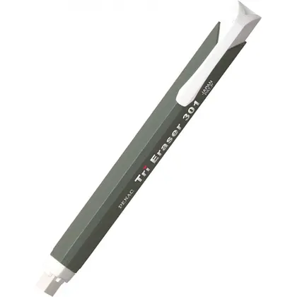 Гумка PENAC Тригранна автоматична, Сірий, Tri Eraser (ET0401-07)