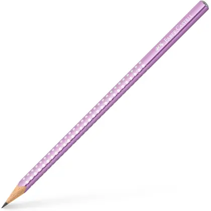 Чорнографітний олівець Faber-Castell GRIP SPARKLE VIOLET METALLIC, (118263Р)