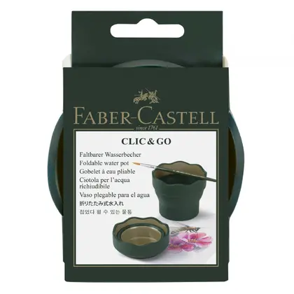 Стакан для води Faber-Castell складний, Зелений, (181520)