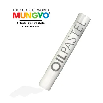 Пастель олійна Mungyo кругла, (501) Білий, (94100801)