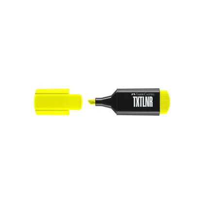 Маркер текстовидільний Faber-Castell 1-5 мм. Superfluorescent, Жовтий, Textliner 46 (154207)