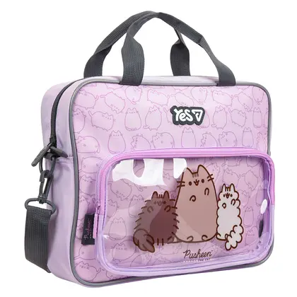 Сумка-шкільна YES А4 Фіолетовий, Pusheen (550419)