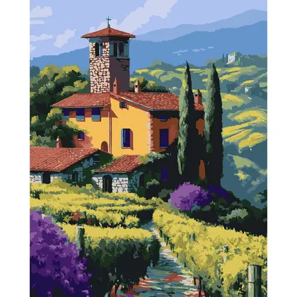 Картина по номерам Santi, 40*50 см., ТОСКАНА, (955749)