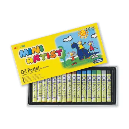 Пастель масляная в наборе Mungyo, 16 цветов, круглаяя, MINI MOPS-16, (94100641)