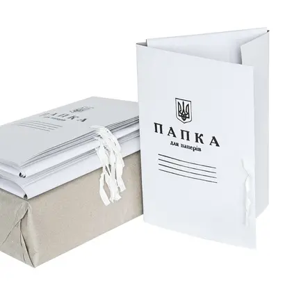 Папка картонная, А4, на завьязках, (0111230)