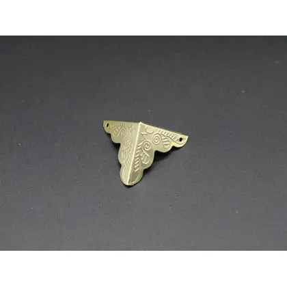 Уголок, 25*25 мм., тройний, золотой, (C-409)