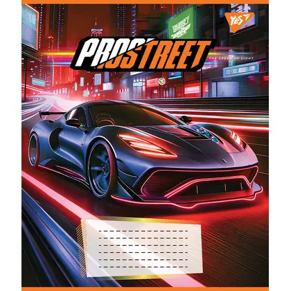 Зошит шкільний YES 24 аркуша лінія, Prostreet (767046)