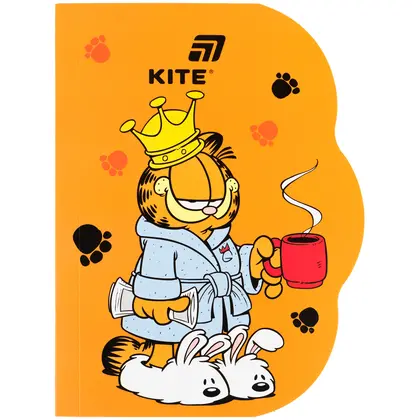Блокнот KITE, А6, 60 листов, Garfield, склейка, (GF26-223)