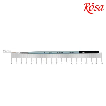 Кисть синтетика лайнер ROSA STREAM 123/7, №2, STREAM 123/7, (18812372)