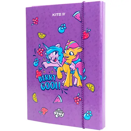 Папка для зошитів KITE B5 картонна, на гумці, Little Pony (LP23-210)