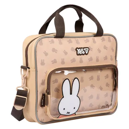 Сумка-школьная YES, А4, Miffy, Бежевый, (550420)