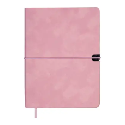 Дневник недатированный Buromax, А5, 336 страниц, VELOUR, Розовый, (BM.20770-10)