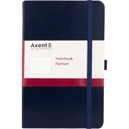 Блокнот Axent Partner 125*195 мм., 96 аркушів клітинка, Синій, (8201-02-A)