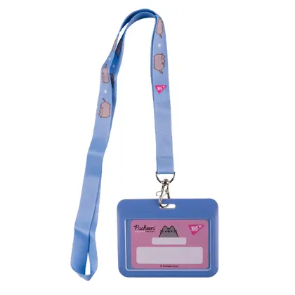 Бейдж YES 8,5*5,4 см. на стрічці, горизонтальний, Pusheen (940394)