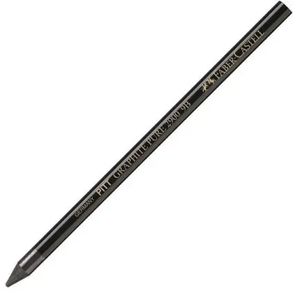 Чернографитный карандаш Faber-Castell Pitt Graphite Pure, 9В, бездревесний, (117309)