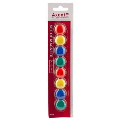 Магниты для доски Axent, 20 мм., 8 шт., , (9820-A)