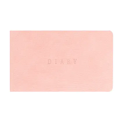 Щотижневик датований Leo Planner 2027 р. 10*17 см. 128 сторінок Мьякий, Рожевий, Lizard (252765)